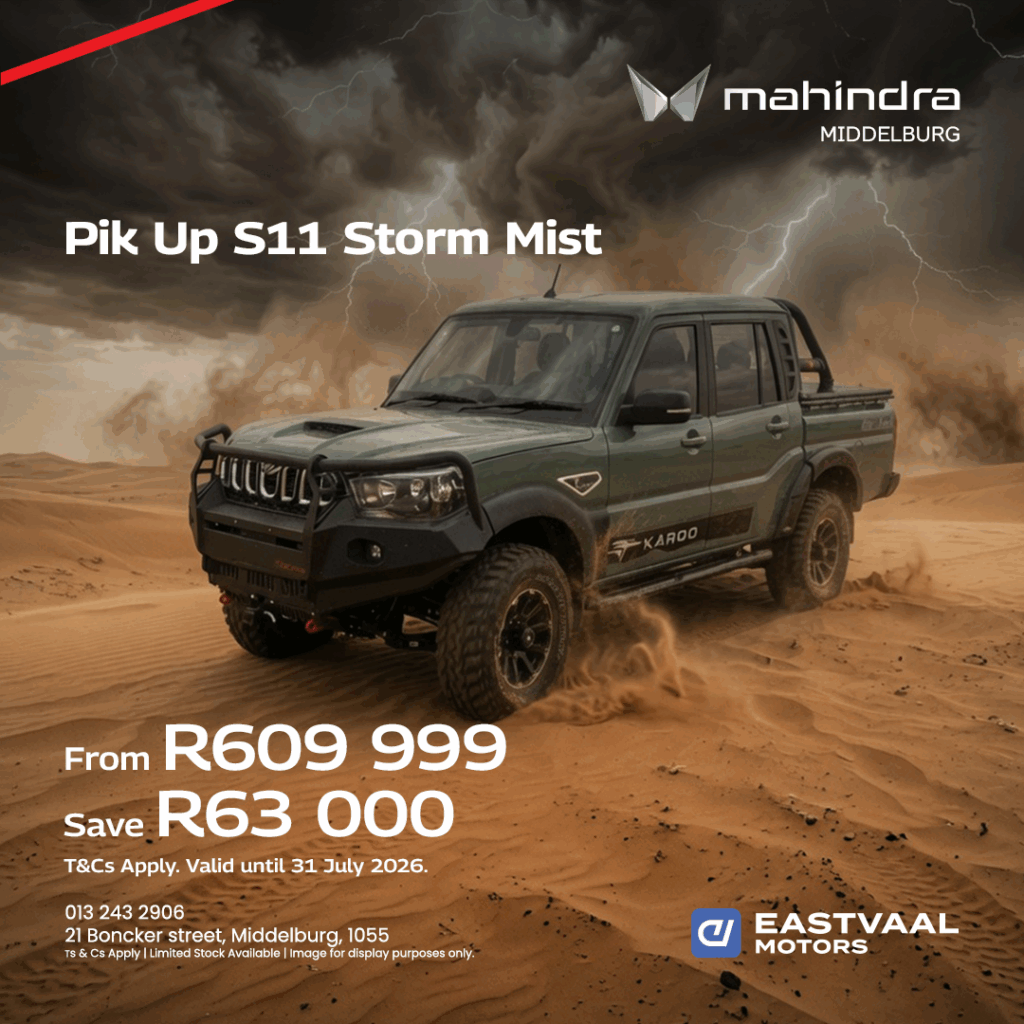 Mahindra Pik Up S11 Storm Mist from Eastvaal Motors