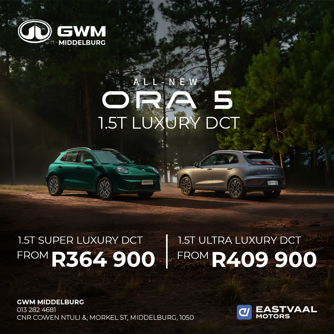 ORA 5 1.5T Luxury DCT from Eastvaal Middelburg GWM