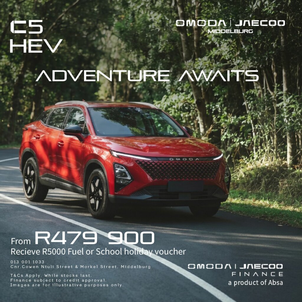 Omoda C5 HEV from Eastvaal Motors