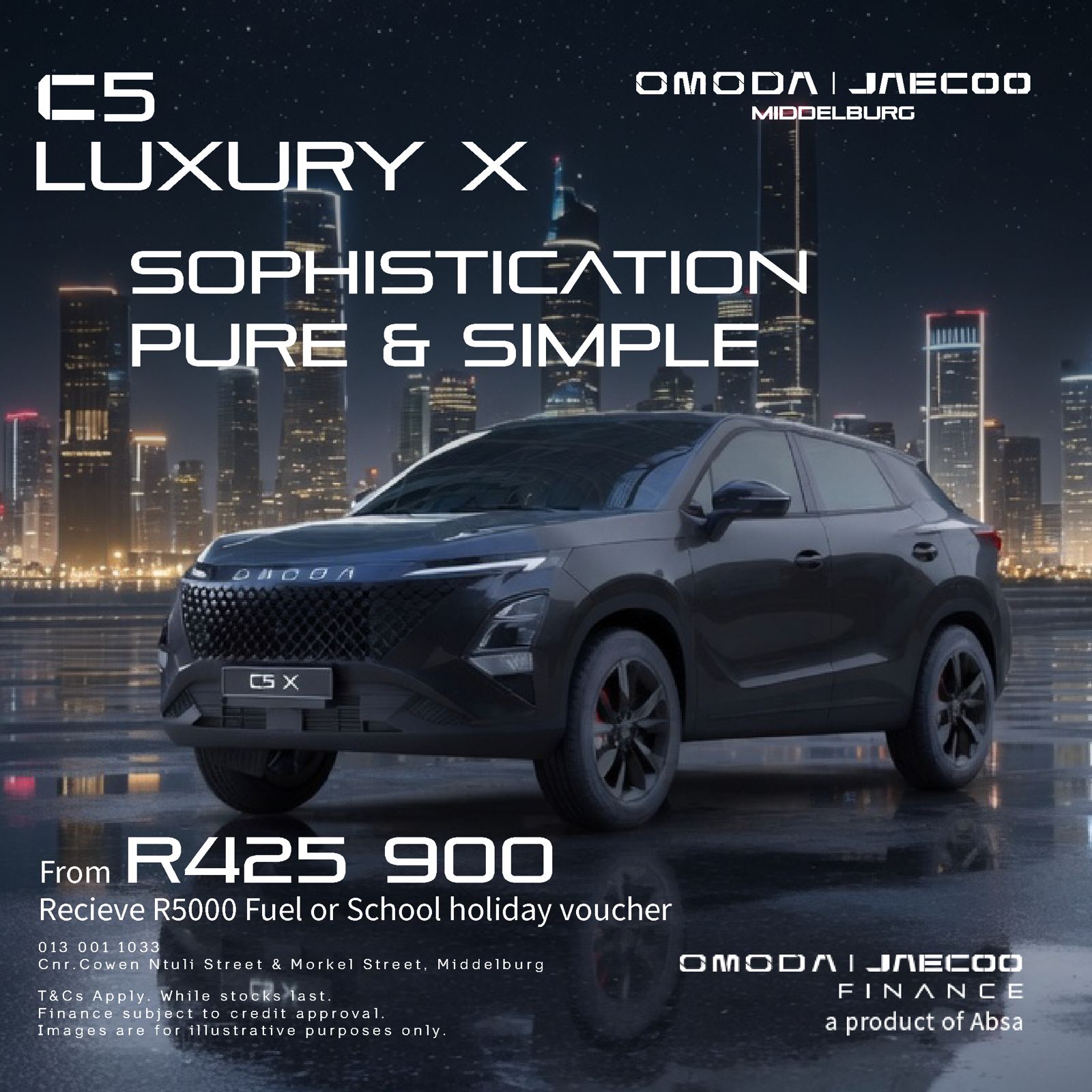 Omoda C5 Luxury X from OMODA JAECOO Middelburg