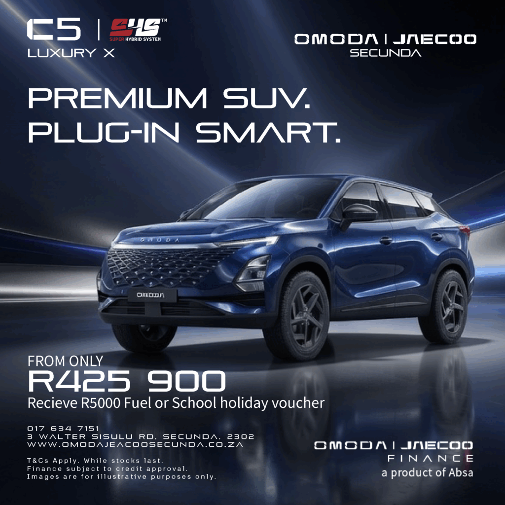 Omoda C5 Luxury X from Eastvaal Motors