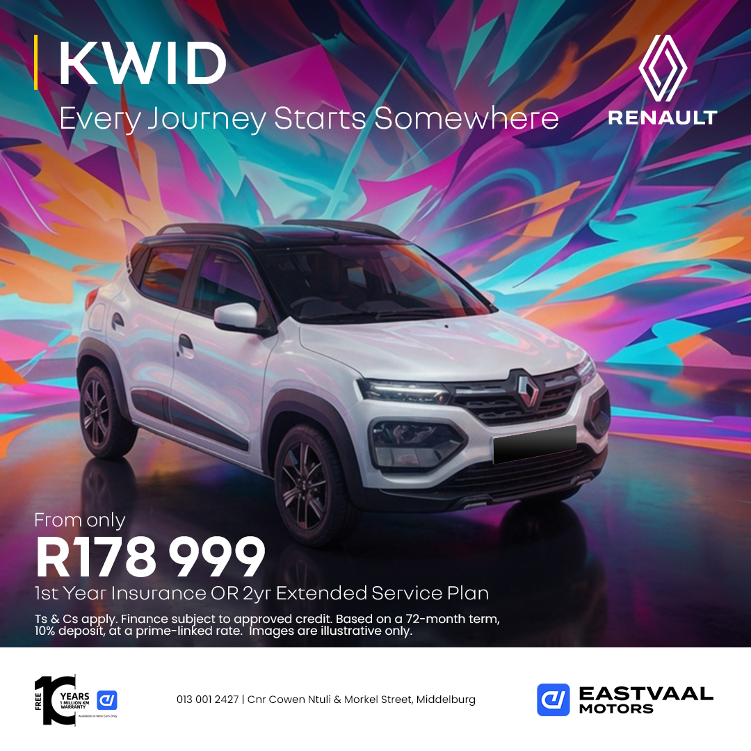 Renault KWID from Eastvaal Middelburg Renault