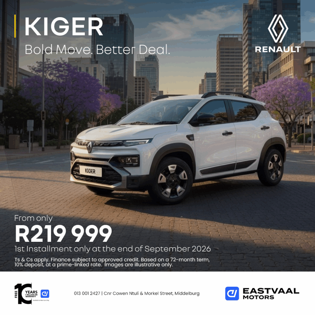 Renault Kiger from Eastvaal Motors