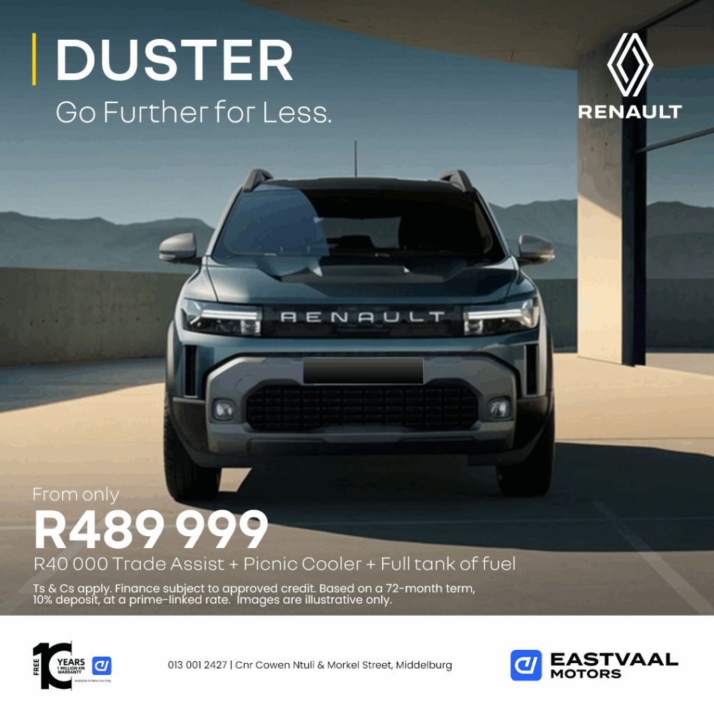 Renault Duster from Eastvaal Motors