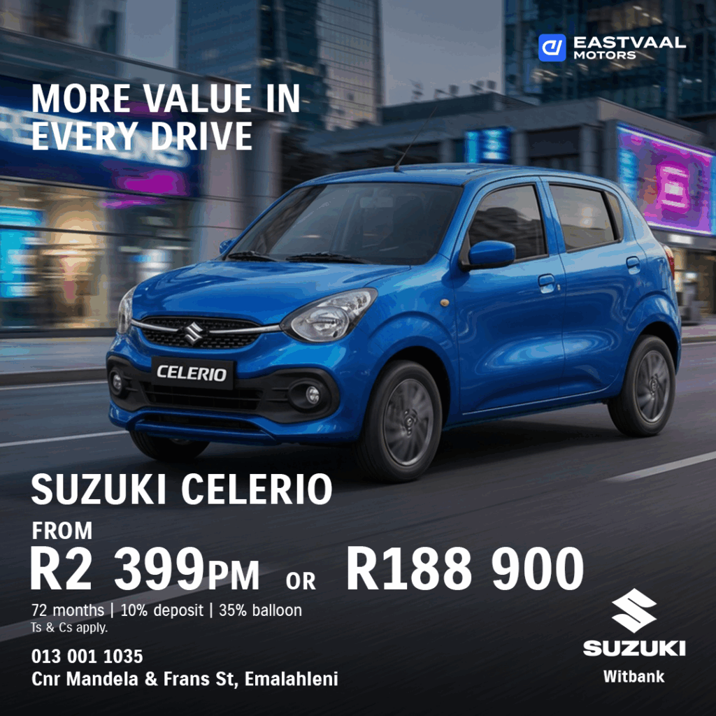 Suzuki Celerio from Eastvaal Motors