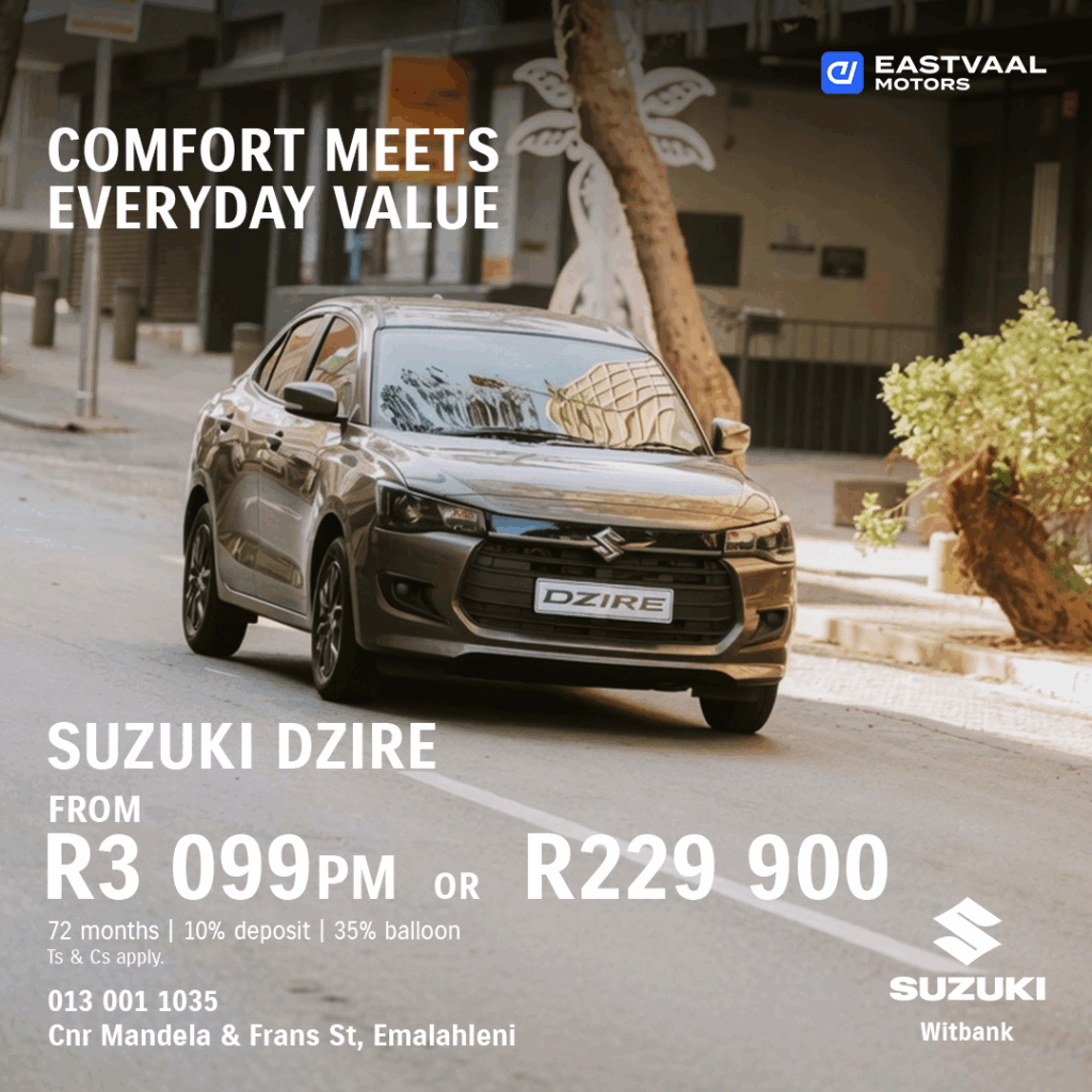 Suzuki DZire from Eastvaal Motors