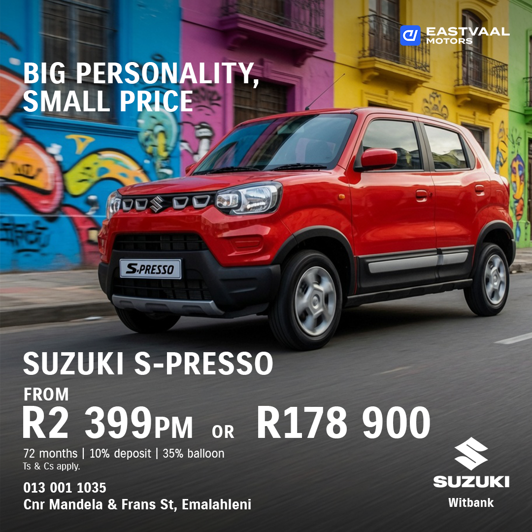 Suzuki S-Presso from Eastvaal Suzuki Emalahleni