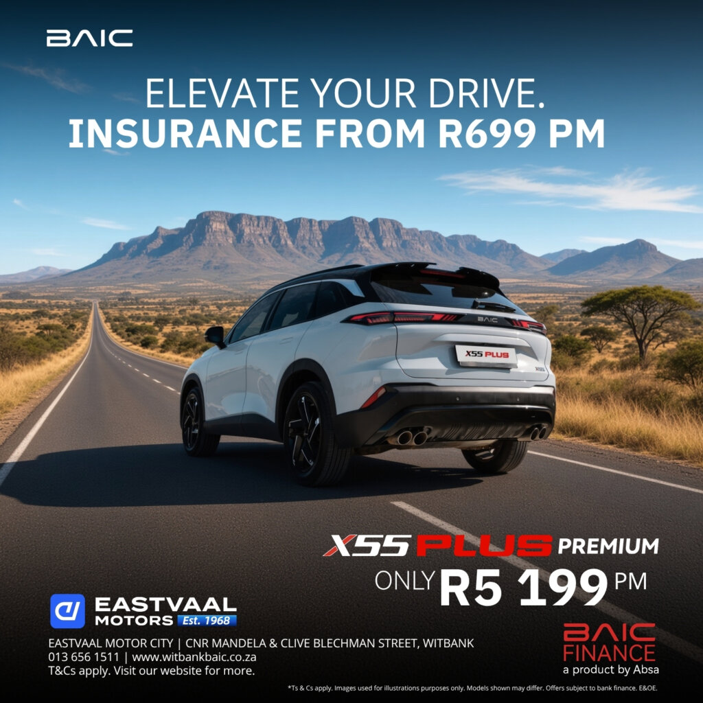 X55 Plus Premium — R5,199 pm  Elevate your drive this September. from Eastvaal Motors