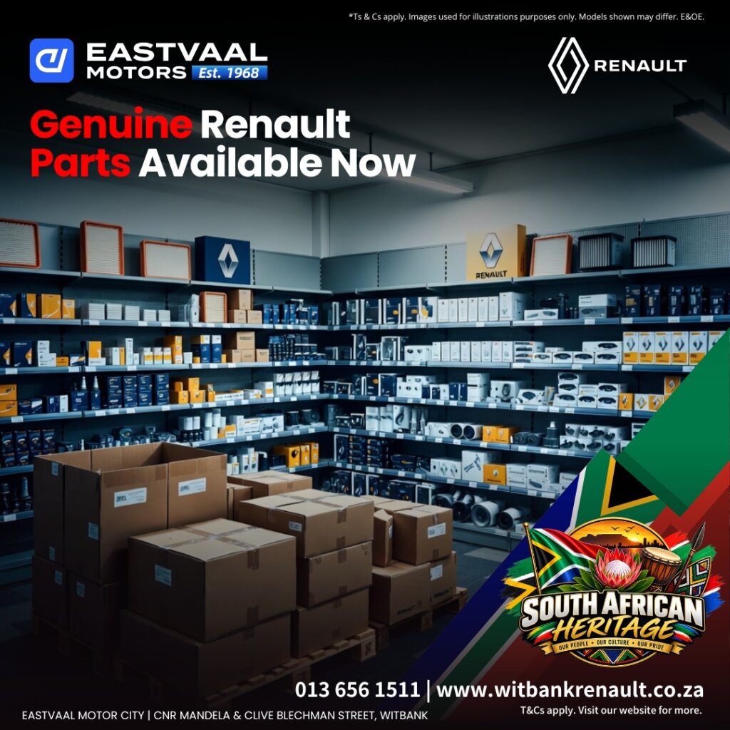 🔧 Genuine Renault Parts available now. from Eastvaal Motors