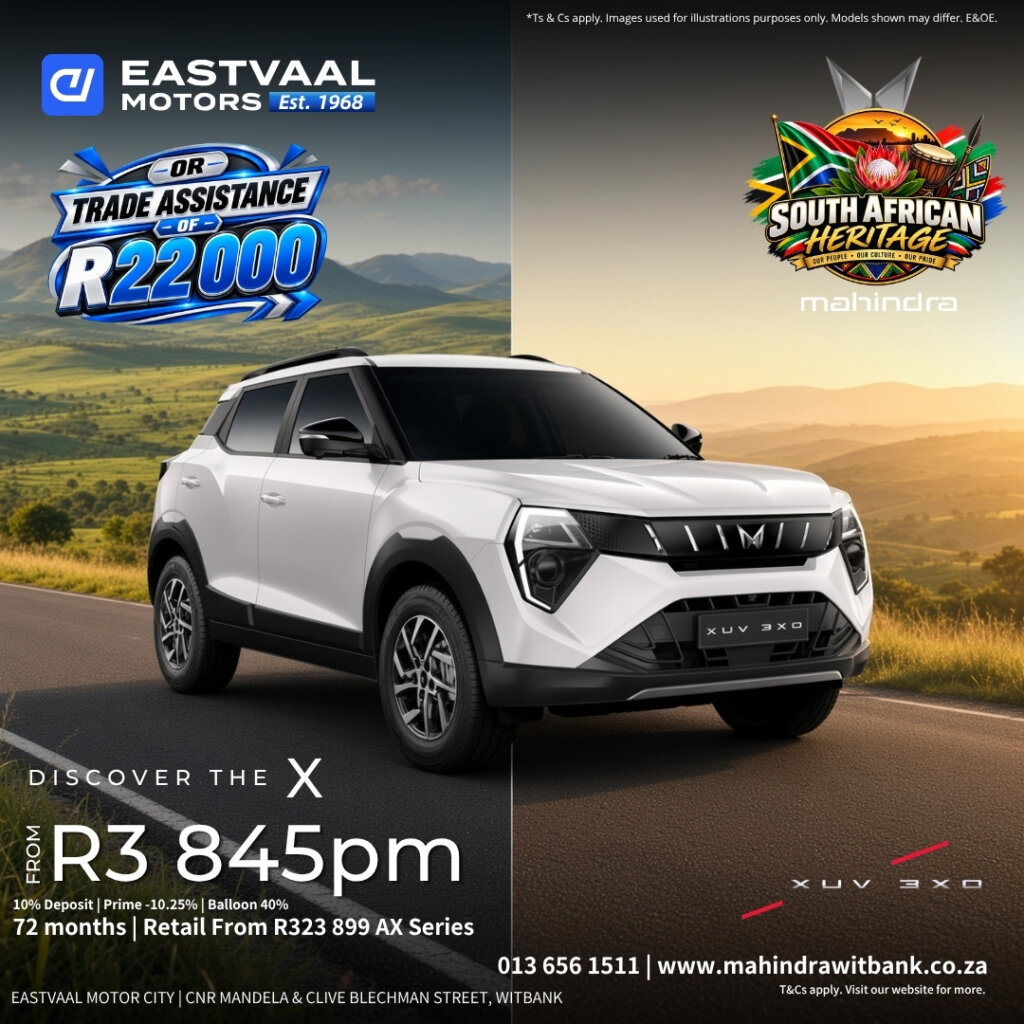 More X. More value. from Eastvaal Motors