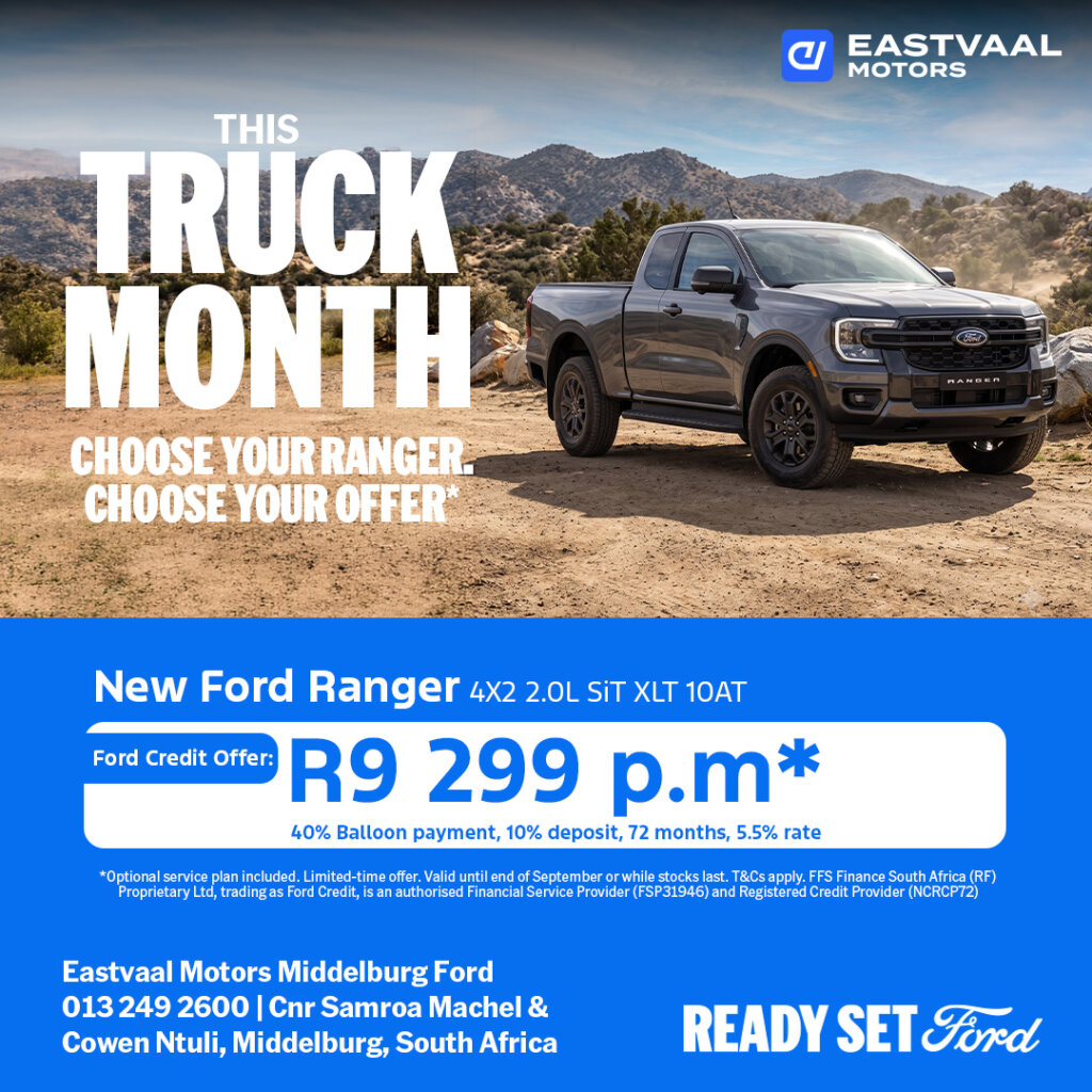 Ford Ranger 4X2 2.0L SiT XLT 10AT from Eastvaal Motors