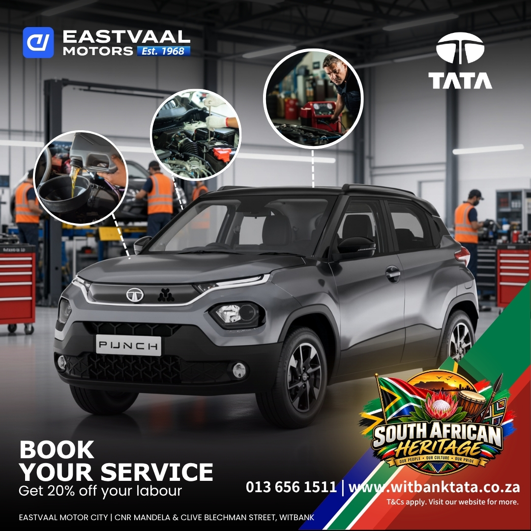 🔧 Keep your Tata road-ready this Heritage Month. from Eastvaal Witbank Tata