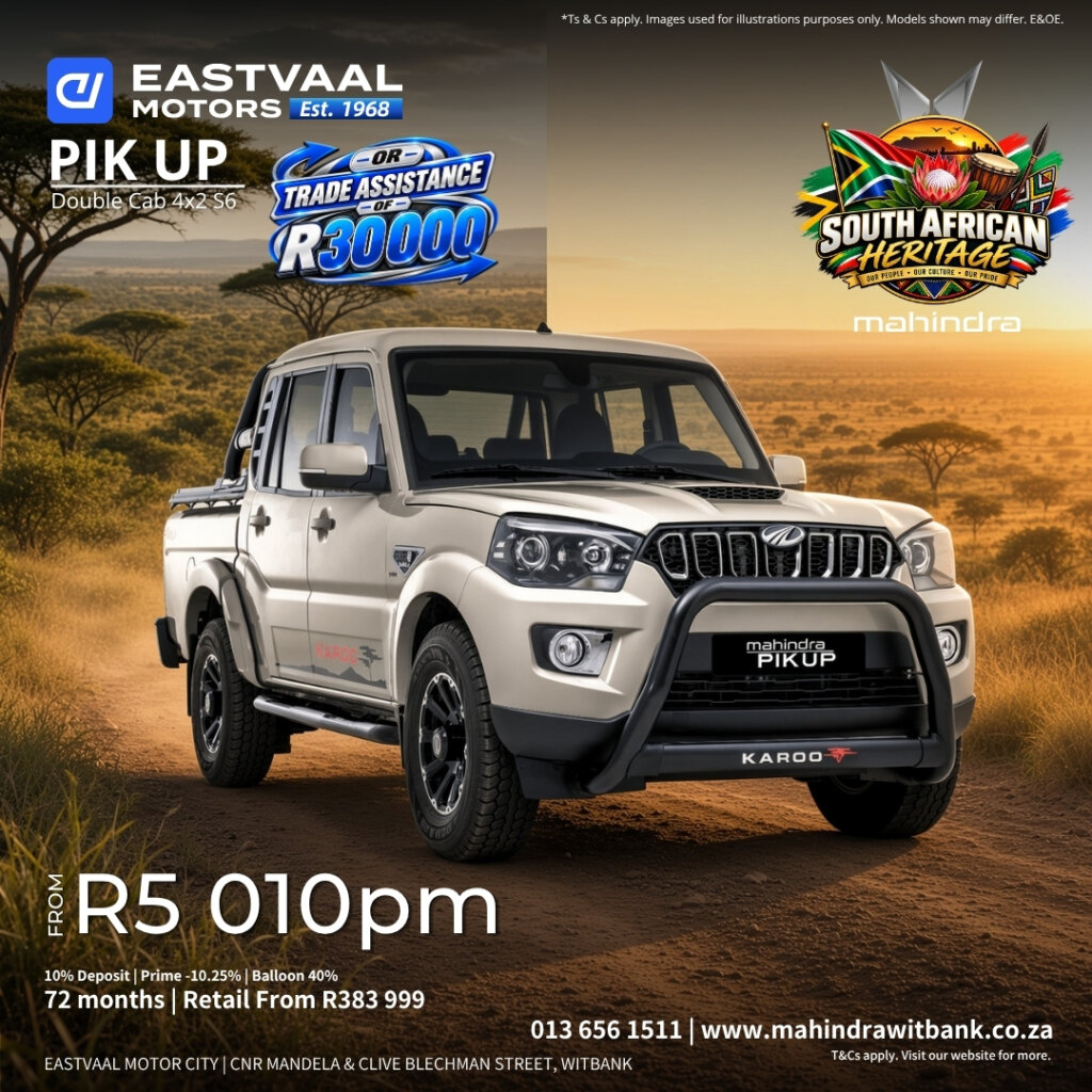 Pik Up Double Cab S6  Heritage strength. Everyday value. from Eastvaal Motors
