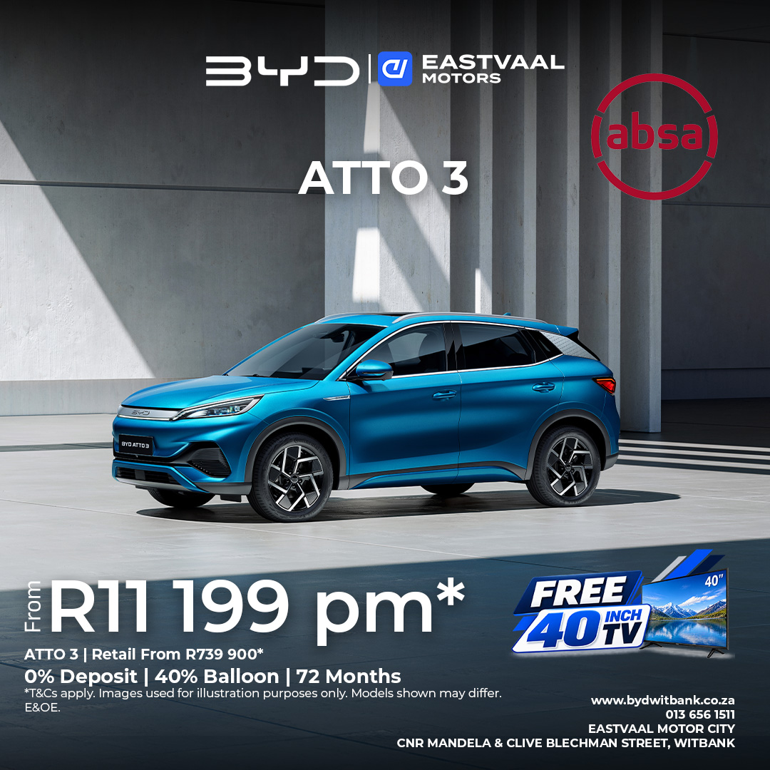 BYD Atto 3 from Eastvaal Witbank BYD