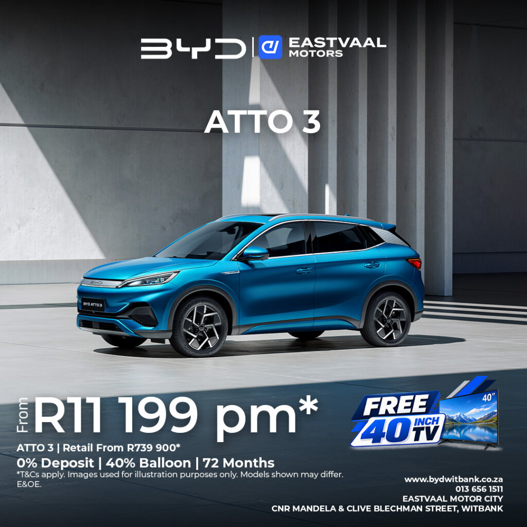 BYD Atto 3 from Eastvaal Motors