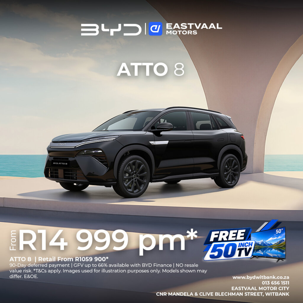 BYD ATTO 8 from Eastvaal Motors