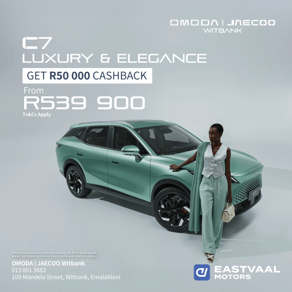 Omoda C7 Luxury & Elegance Cashback Special from Eastvaal Motors