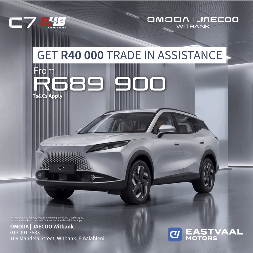 Omoda C7 SHS Trade-In Assistance Special from Eastvaal Motors
