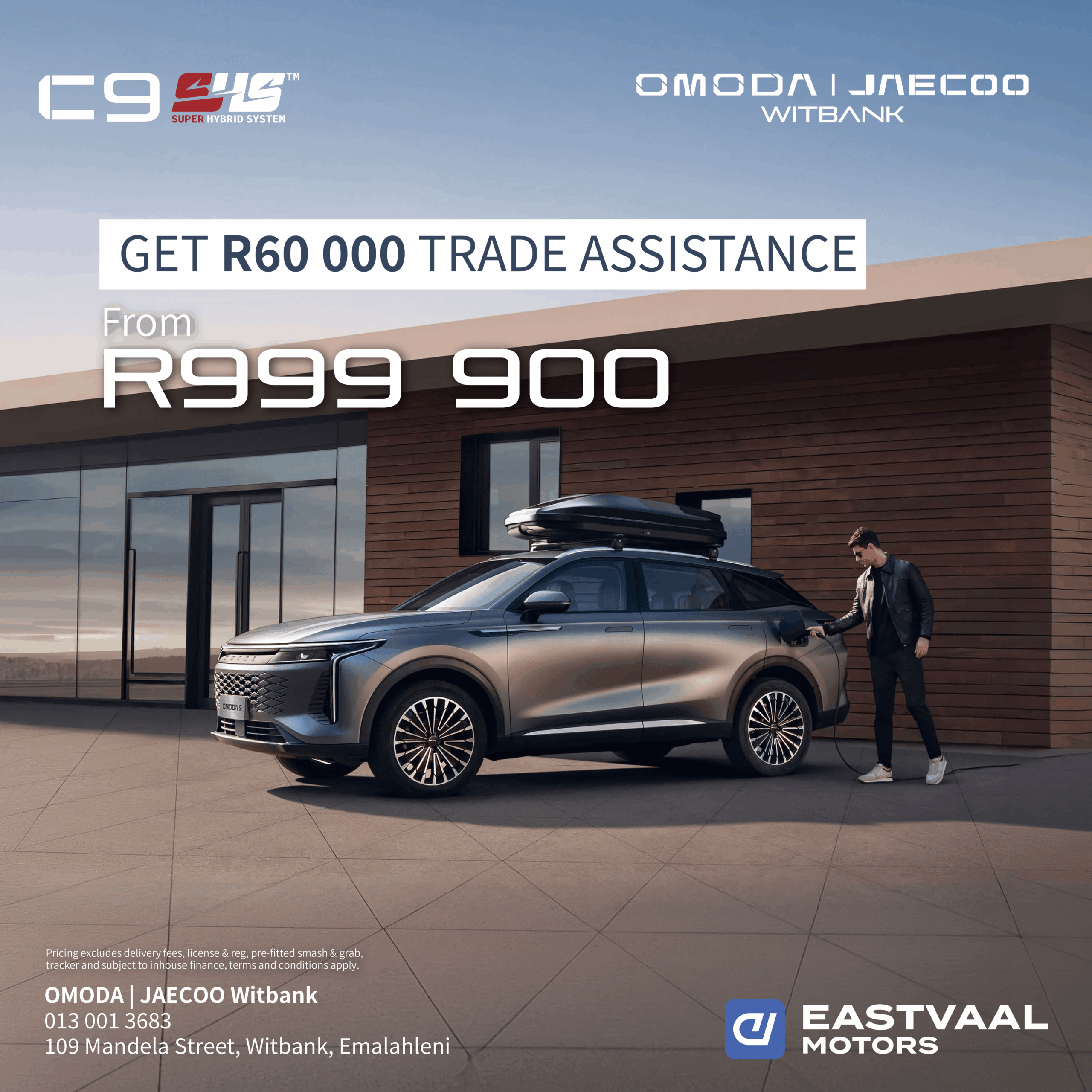 Omoda C9 SHS Trade-In Assistance Special from OMODA | JAECOO Witbank