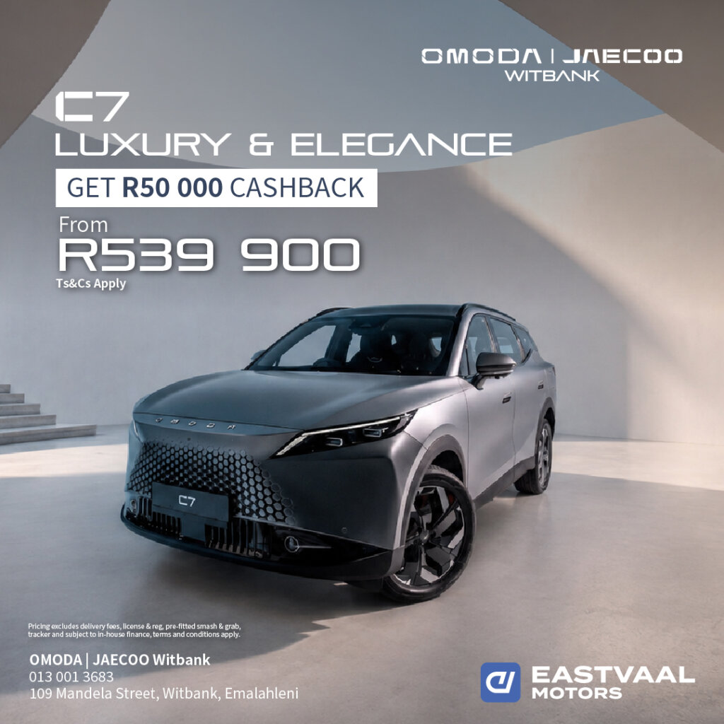 Omoda C7 from Eastvaal Motors