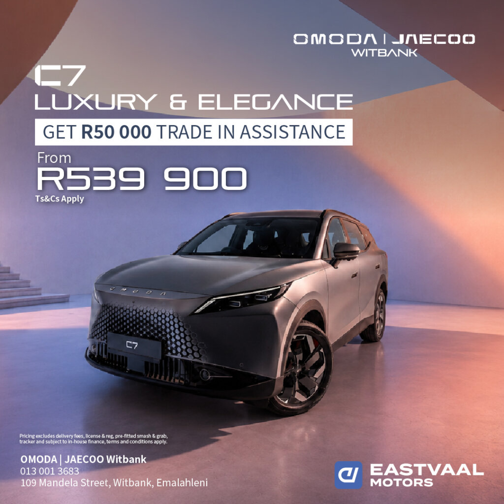 Omoda C7 from Eastvaal Motors
