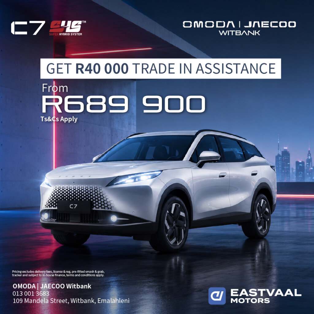 Omoda C7 SHS from Eastvaal Motors