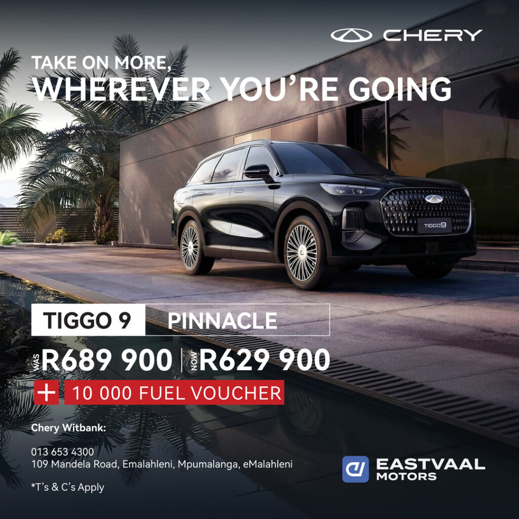 Chery Tiggo 9 Pinnacle from Eastvaal Motors