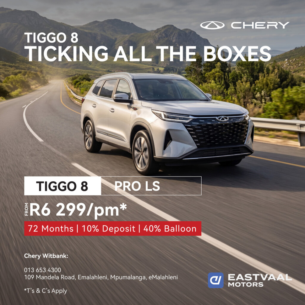 Chery Tiggo 8 Pro LS from Eastvaal Motors