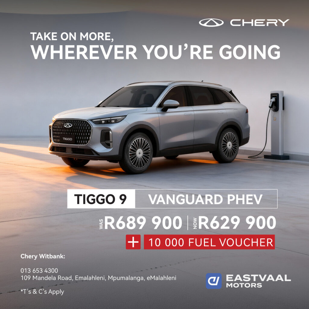 Chery Tiggo 9 Vanguard PHEV from Eastvaal Motors