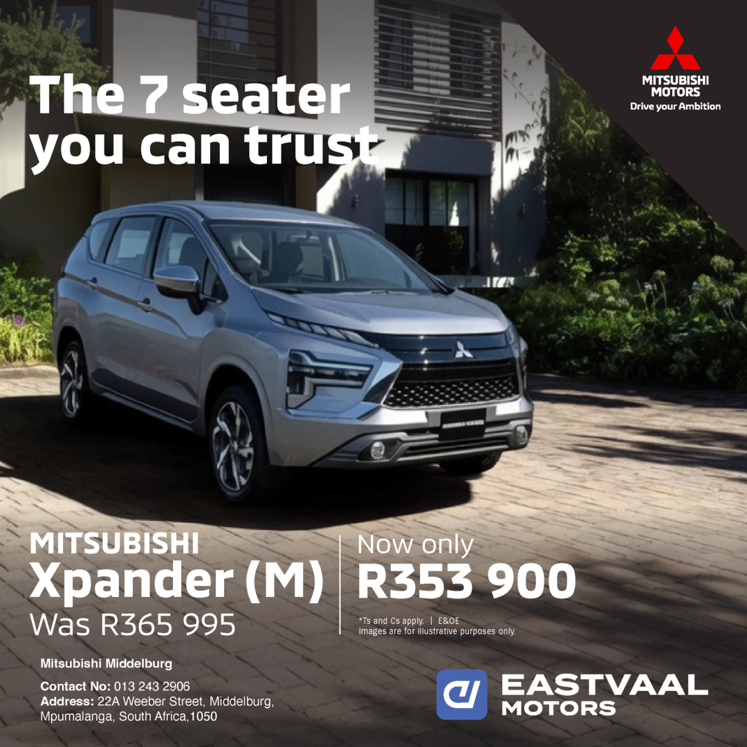 Mitsubishi Xpander M/T from Eastvaal Middelburg Mitsubishi