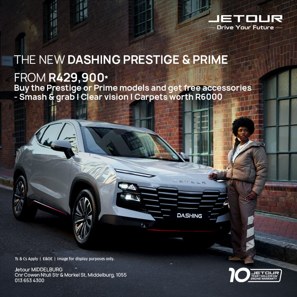 The Jetour Dashing Prestige & Prime from Eastvaal Motors