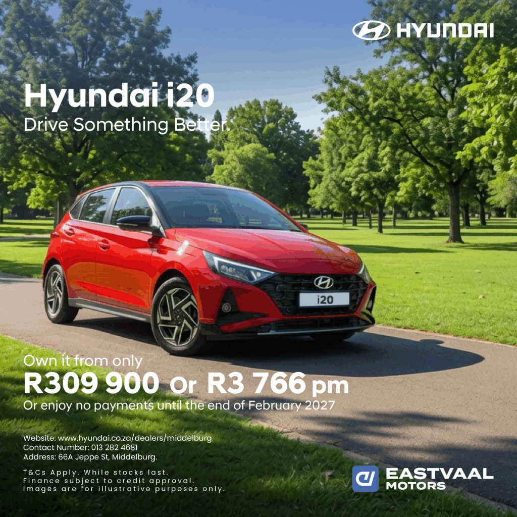 Hyundai i20 from Eastvaal Motors