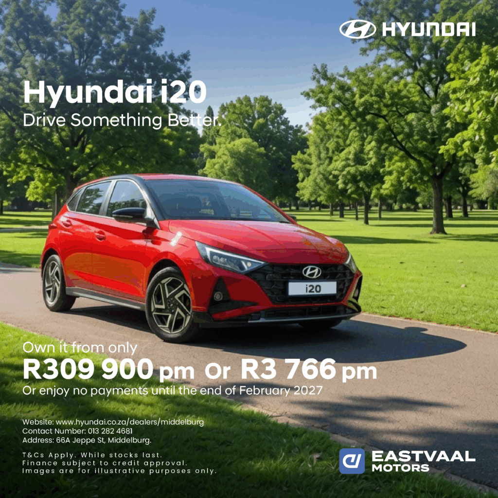 Hyundai i20 from Eastvaal Motors