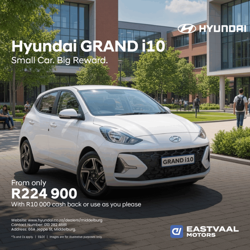 Hyundai Grand i10 from Eastvaal Motors