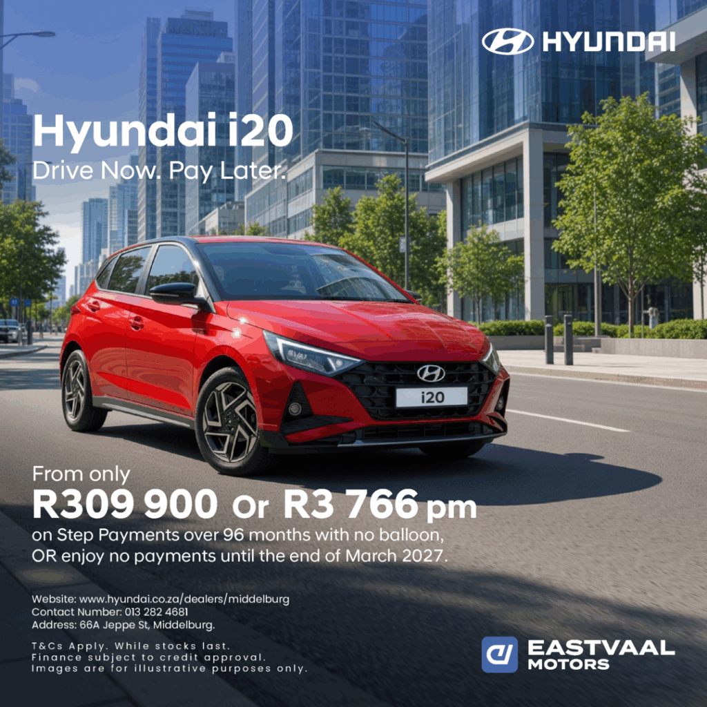 Hyundai i20 from Eastvaal Motors