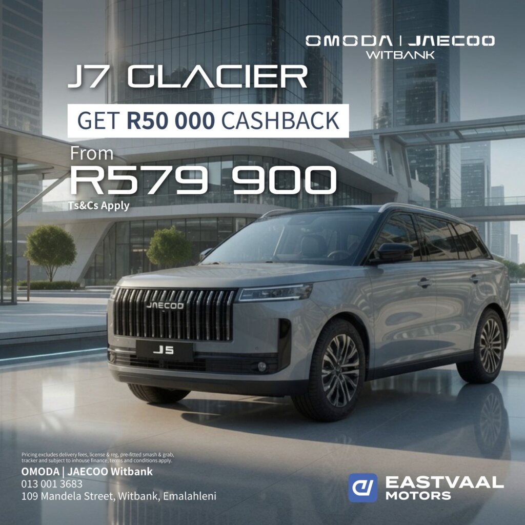 Jaecoo J7 Glacier Cashback Special from Eastvaal Motors