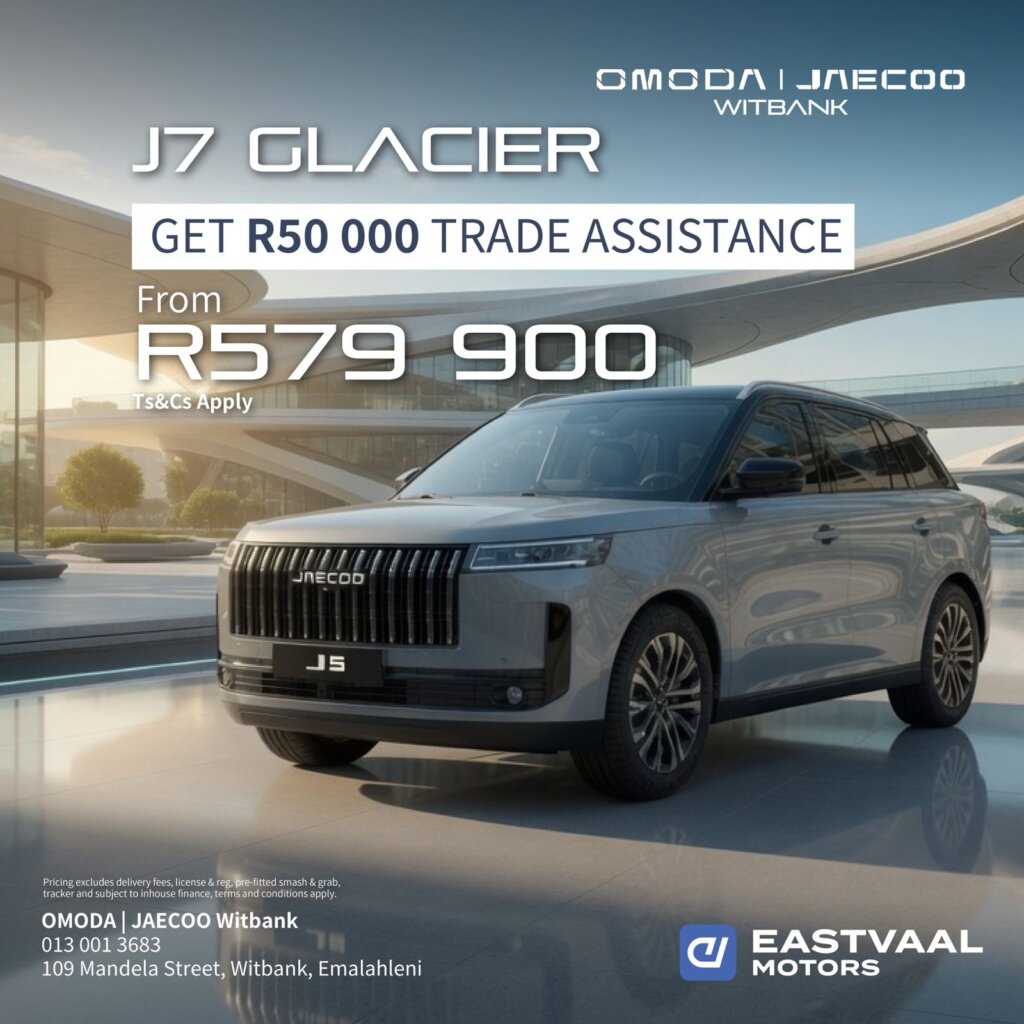 Jaecoo J7 Glacier Trade In Assistance Special from Eastvaal Motors