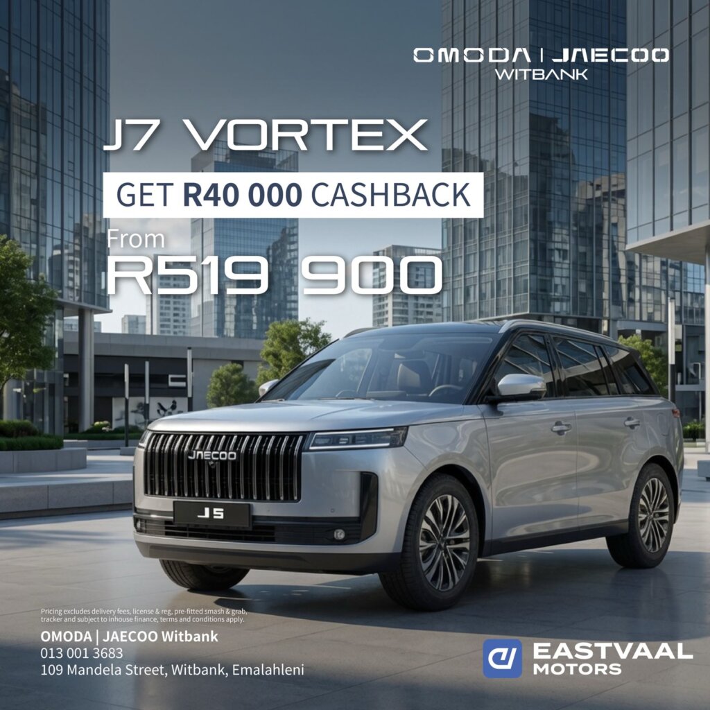 Jaecoo J7 Vortex Cashback Special from Eastvaal Motors