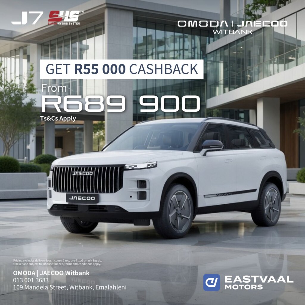 Jaecoo J7 SHS Cashback Special from Eastvaal Motors