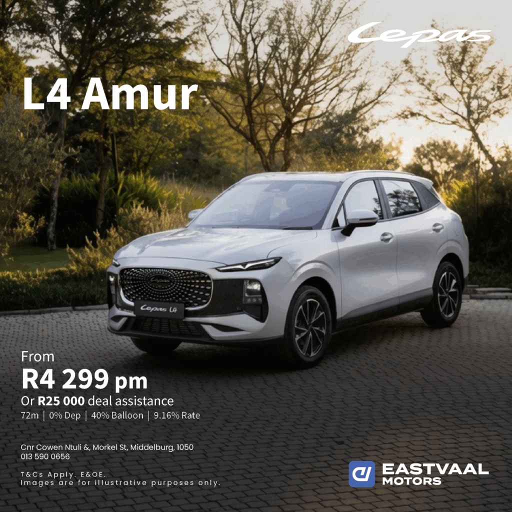 Lepas L4 Amur from Eastvaal Motors