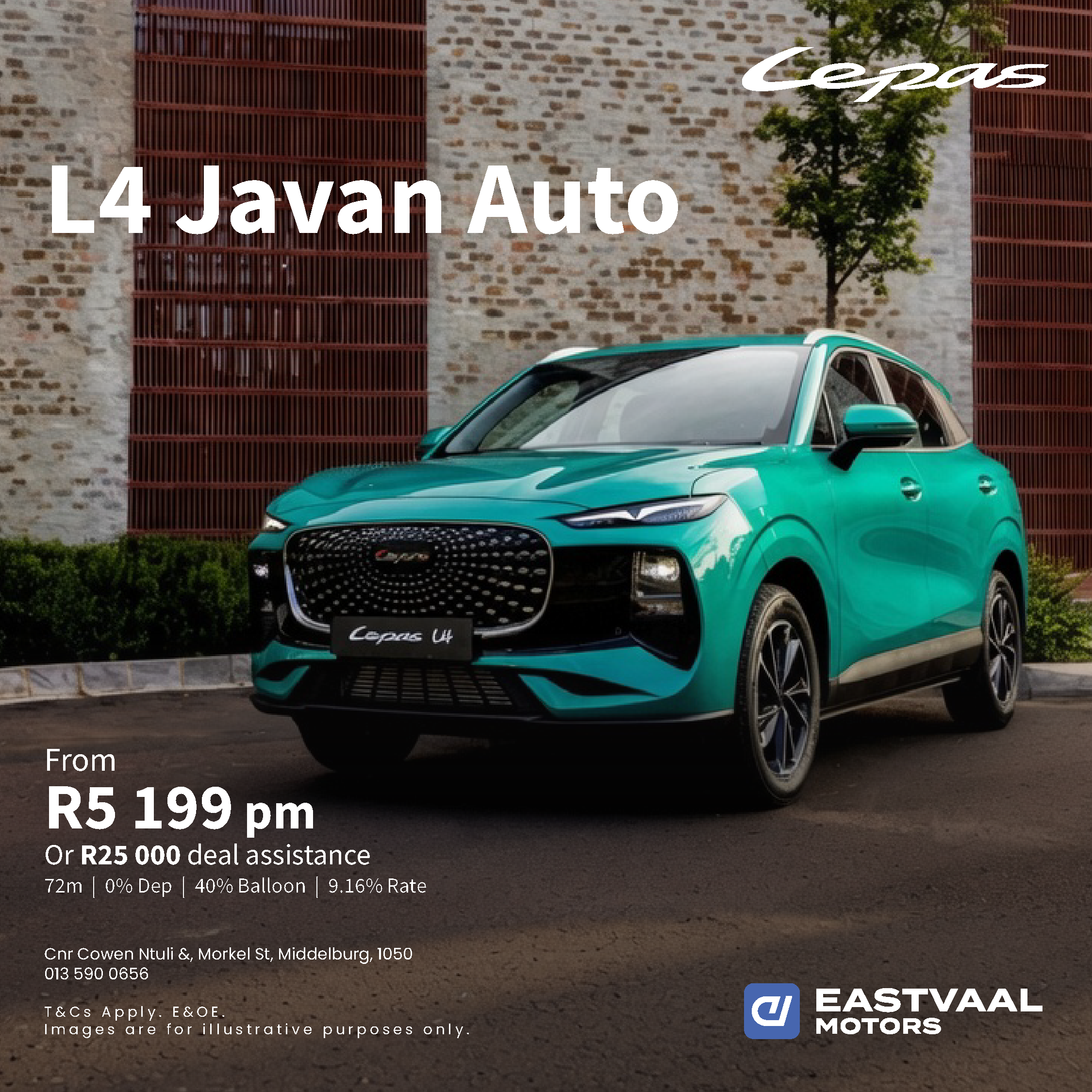 Lepas L4 Javan Auto from ​Eastvaal Middelburg Lepas