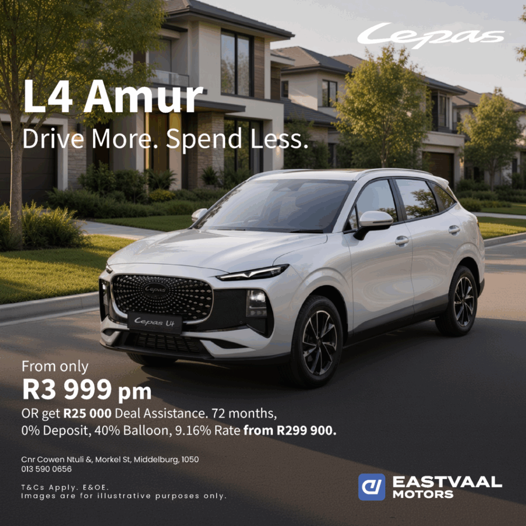 Lepas L4 Amur from Eastvaal Motors