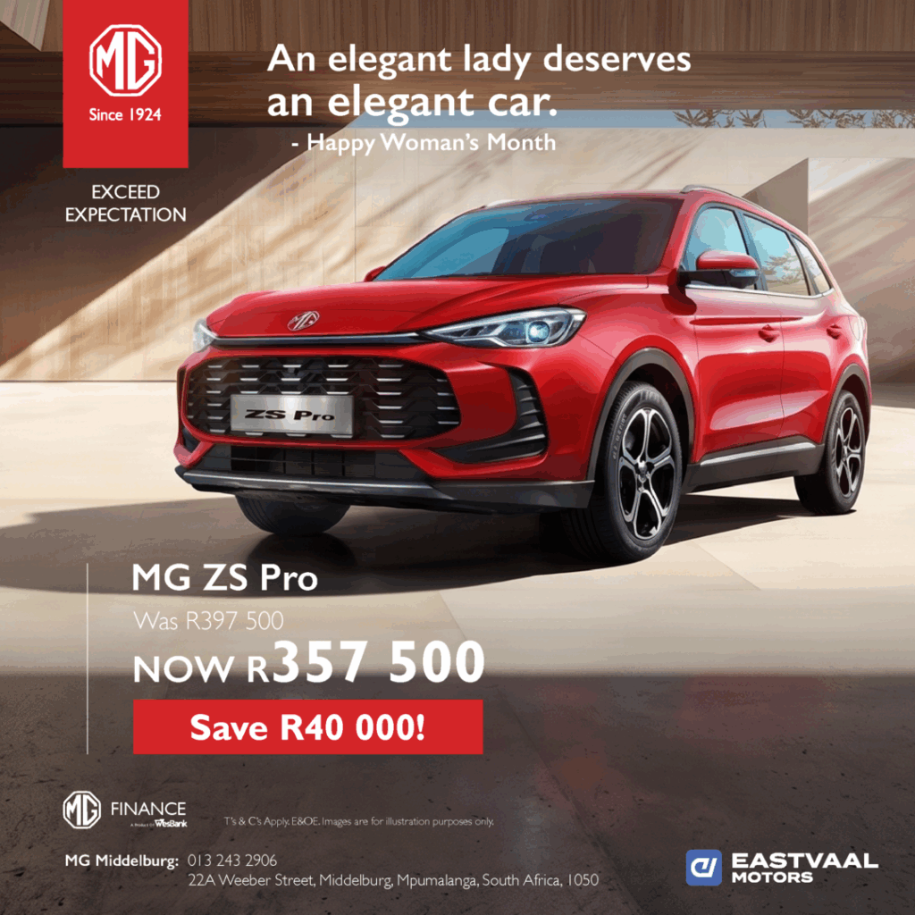 MG ZS Pro from Eastvaal Motors