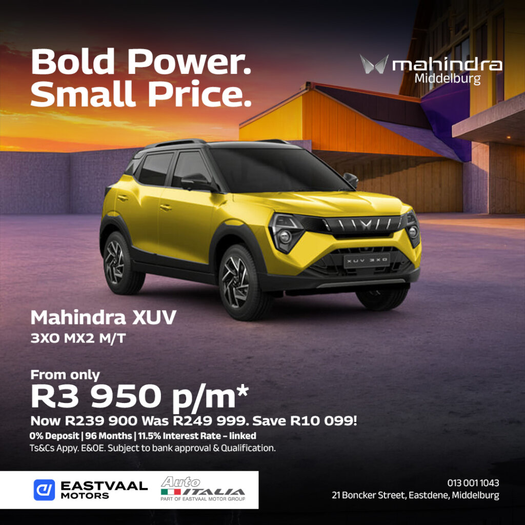 Mahindra XUV 3XO MX2 M/T from Eastvaal Motors