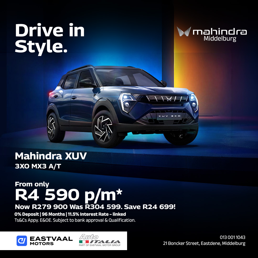 Mahindra XUV 3XO MX3 A/T from Mahindra Middelburg