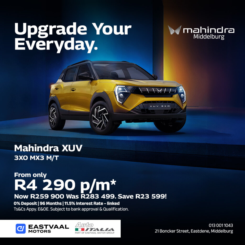 Mahindra XUV 3XO MX3 M/T from Eastvaal Motors