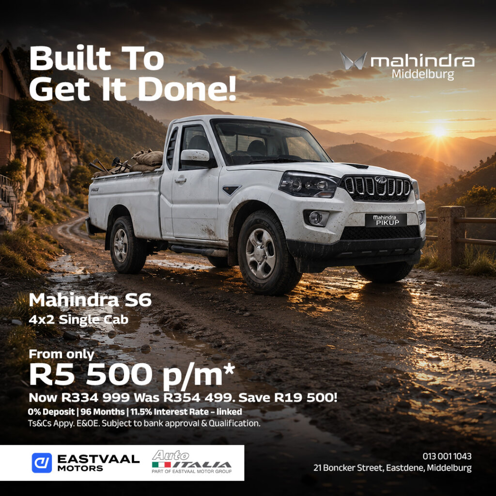 Mahindra S6 4×2 Pik Up Single Cab from Eastvaal Motors