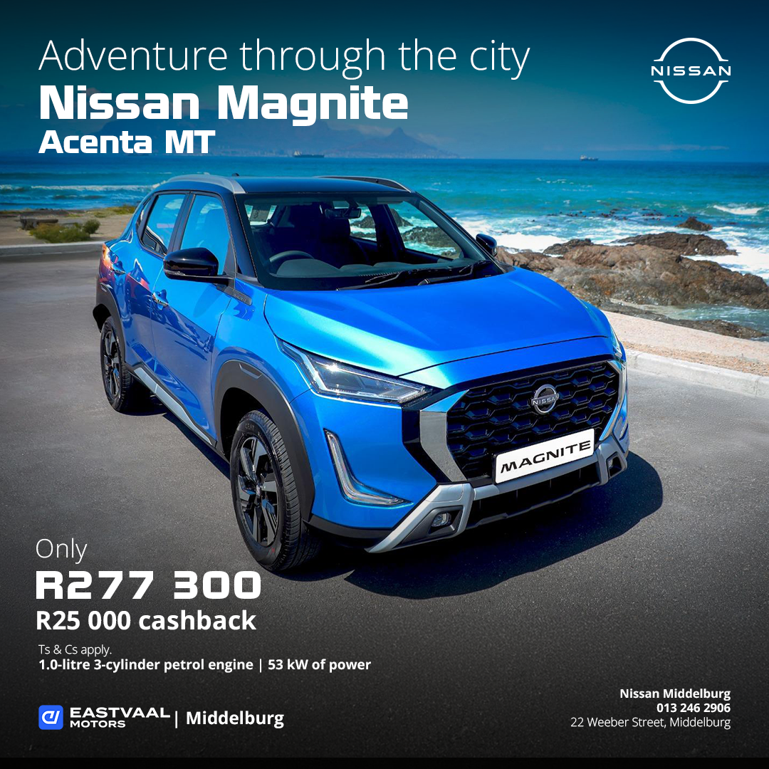 Nissan Magnite Acenta MT from Eastvaal Middelburg Nissan