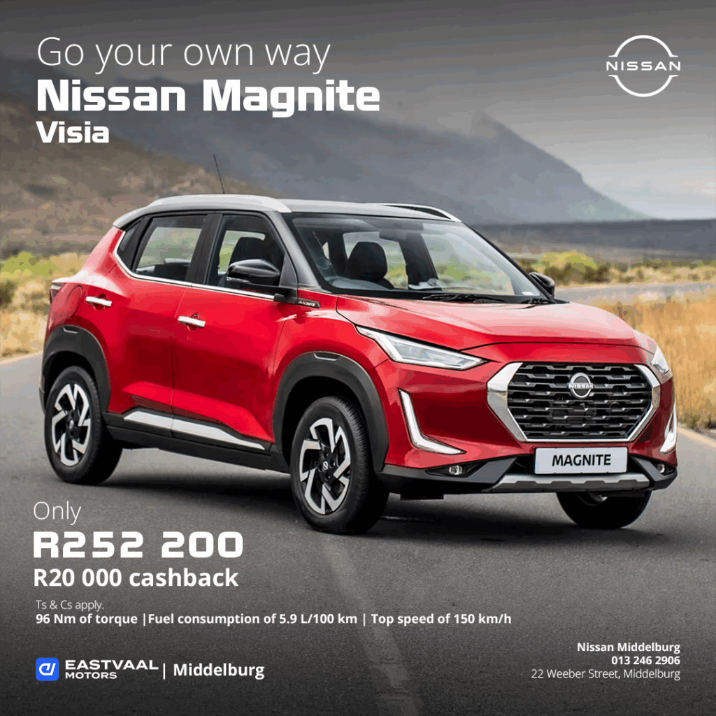 Nissan Magnite Visia from Eastvaal Motors
