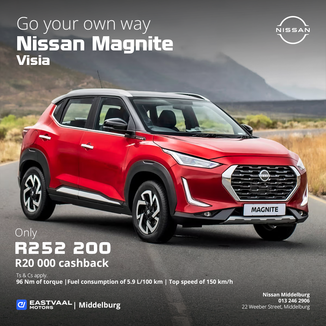 Nissan Magnite Visia from Eastvaal Middelburg Nissan